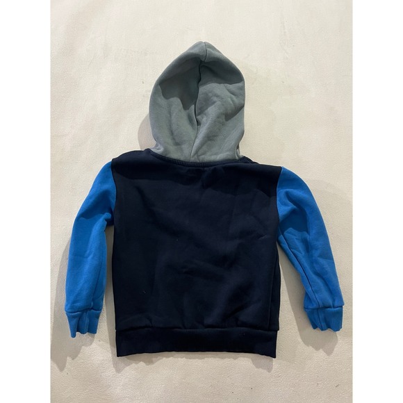 Kids Champion Hoodie Sweatshirt Jogger Pants Set Navy Blue Blue Grey Size 5 - Picture 7 of 12